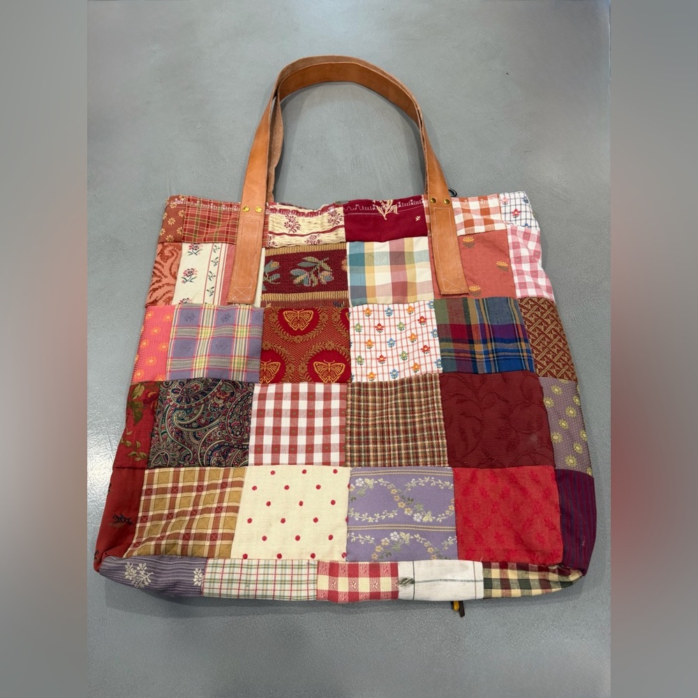 Colorful Patchwork xl Tote Bag